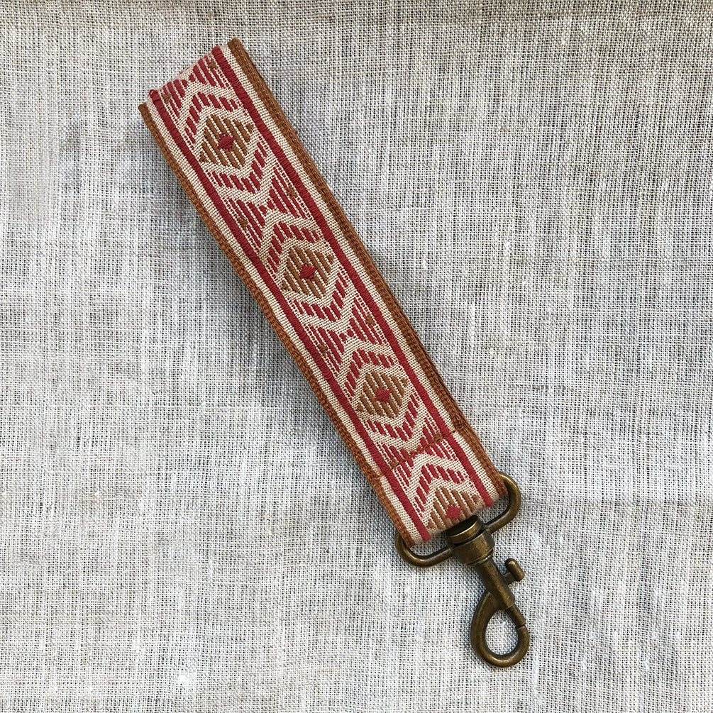 Sleutelhanger Bruin/rood